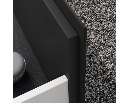 KEUCO Stageline wastafelmeubel met LED-verlichting, BxHxD 80 x 62,5 cm x 49 cm, frontkleur vulkanisch mat, 32862970100