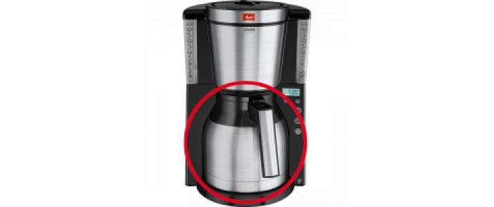 Kaffeekanne Ersatzisolierkanne 1 l, SchwarzErsatzisolierkanne für Filterkaffeeautomat
