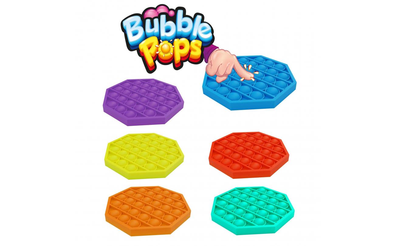 Bubble Pops Fidget Octagon Toy met noppen