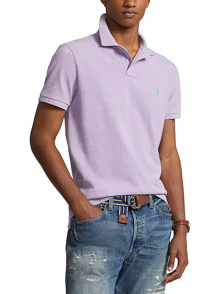 POLO RALPH LAUREN Poloshirt Custom Slim Fit lila