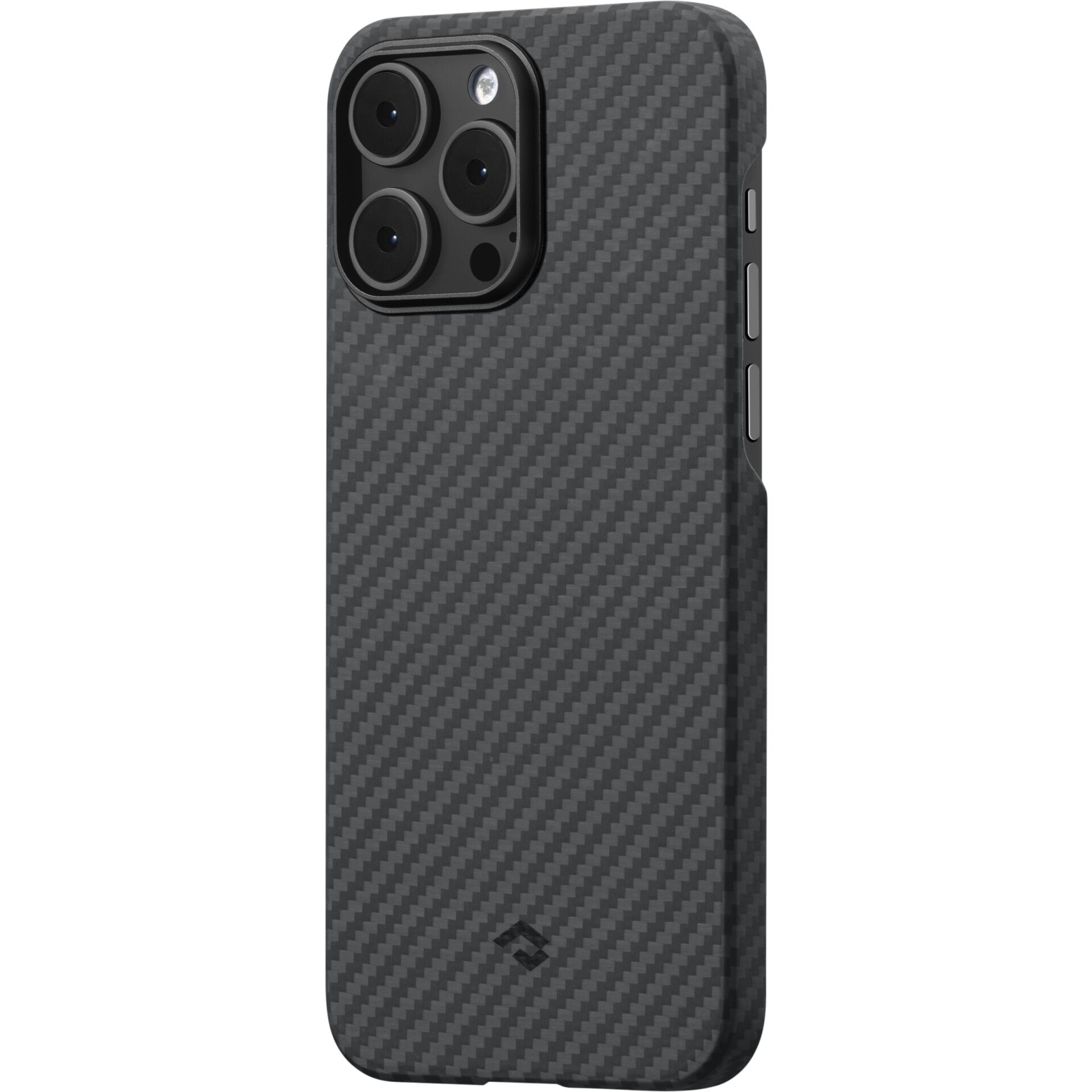 iPhone 14 Pro Max MagEZ MagSafe Case 3 Aramid Schutzhülle (KI1401PM) - Schwarz / Grau (Carbon)