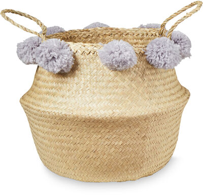 Cam Cam Copenhagen Belly Basket Oppbevaringskurv, Classic Grey