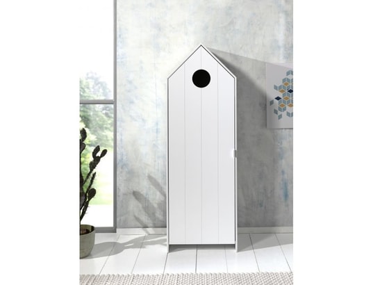 VIPACK - Armoire enfant Casami armoire 1 porte blanc + armoire ouverte + armoire 1 p...