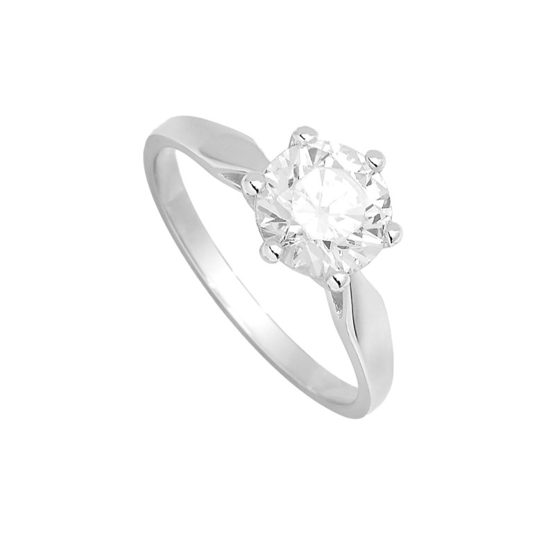 Bague femme - Oxyde de zirconium - Argent 925