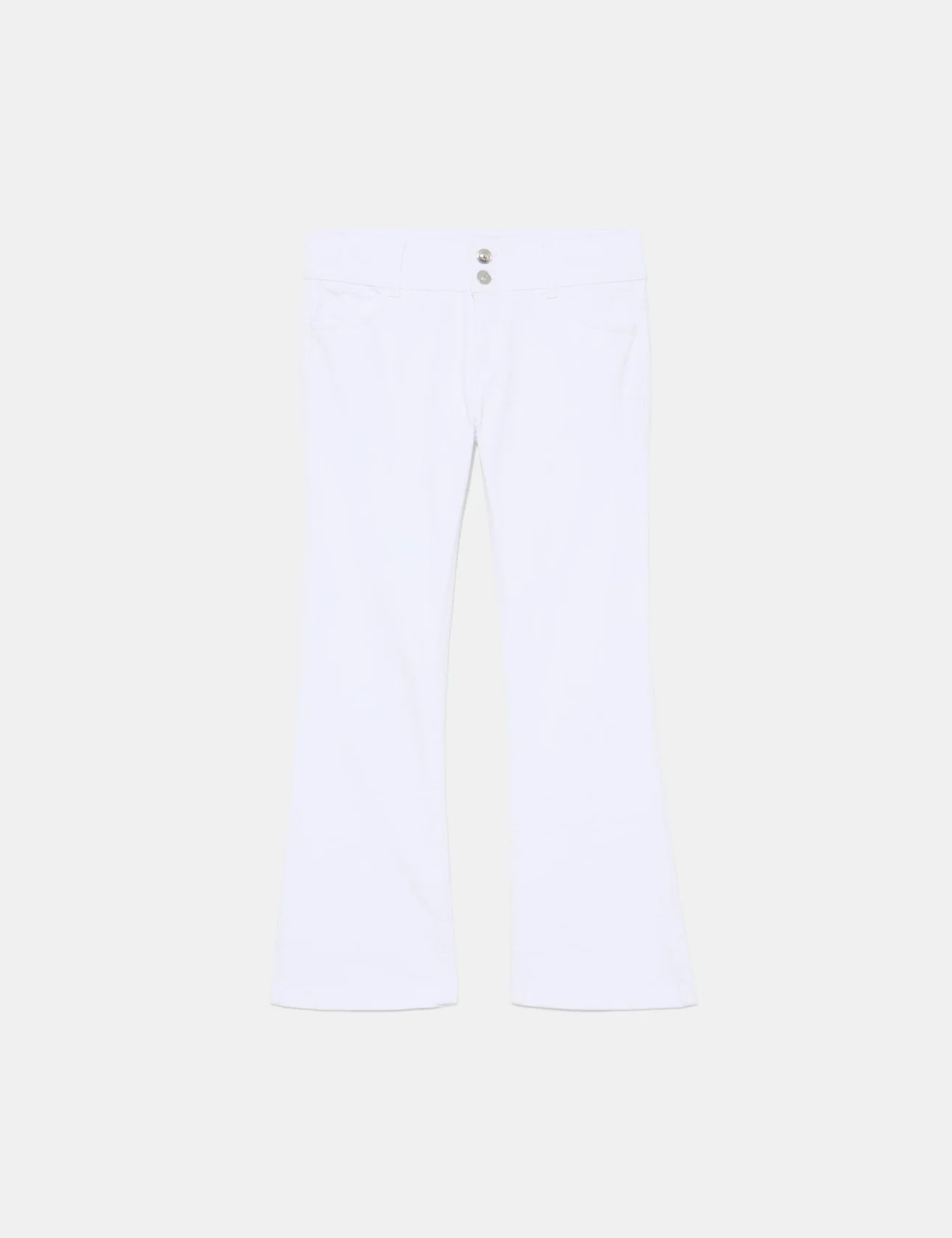 Jean flare blanc