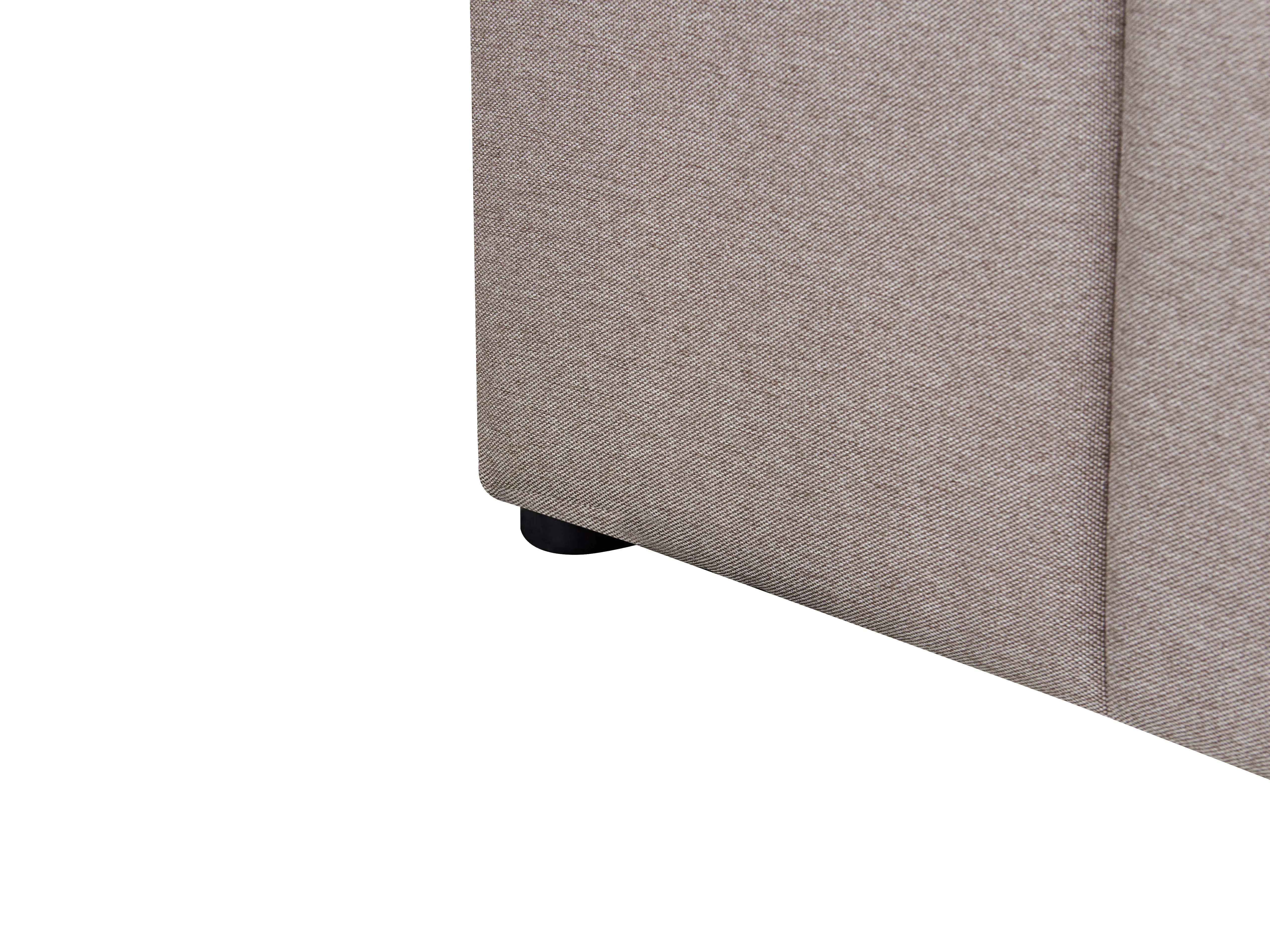 Bed met opbergruimte Stof CASTELNAVET 180 x 200 cm Taupe