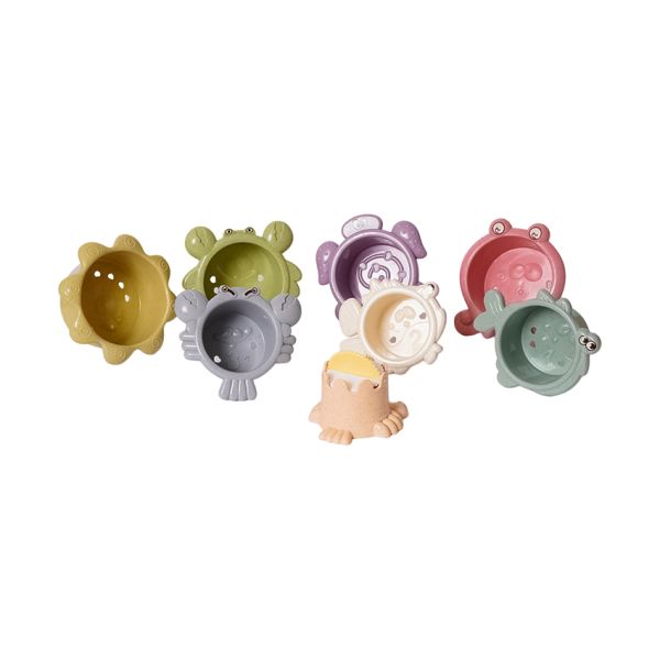 Baby Favorite Badspeelgoedset Activiteitenemmer 17-Delig - Bioplastic