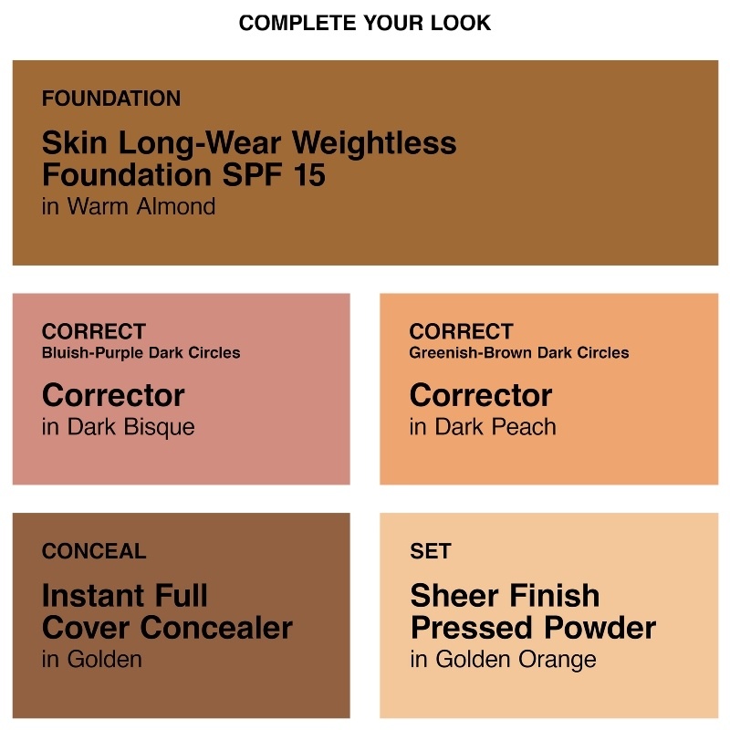 Bobbi Brown Skin Long-Wear Weightless Foundation SPF 15 - 30 ml - Warm Almond