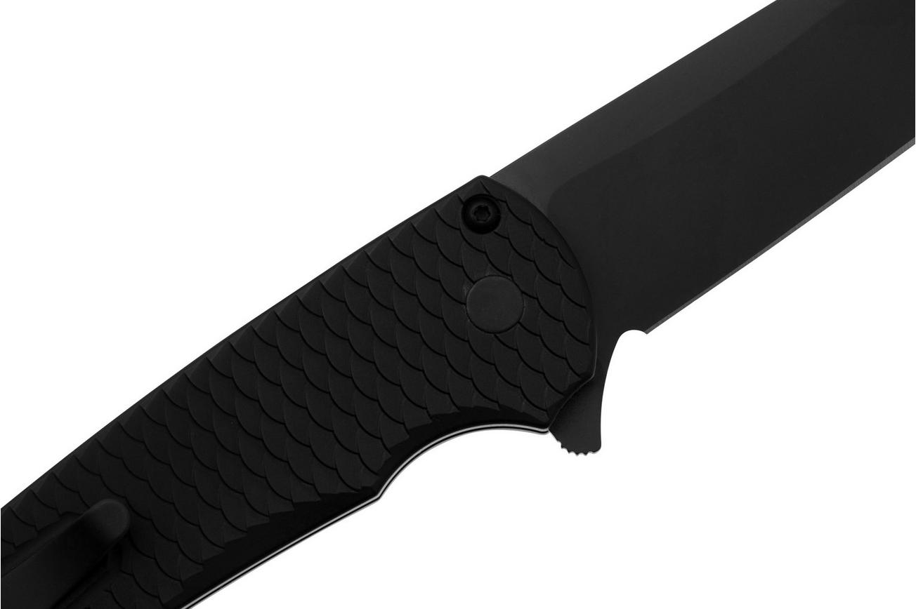 Pro-Tech Malibu 5336 Dragon Scale, Black DLC Magnacut Wharncliffe, zakmes