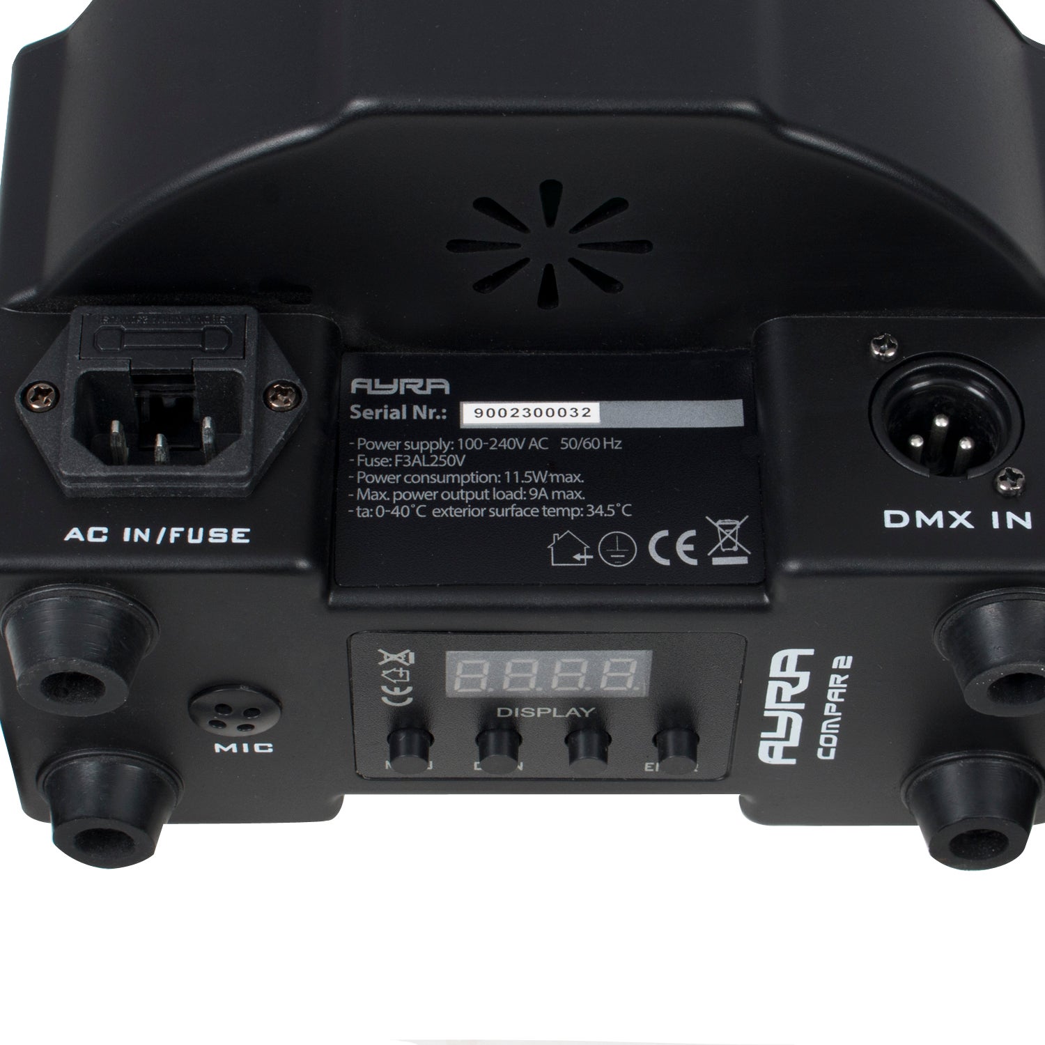 Ayra ComPar 2 compact LED par met afstandsbediening