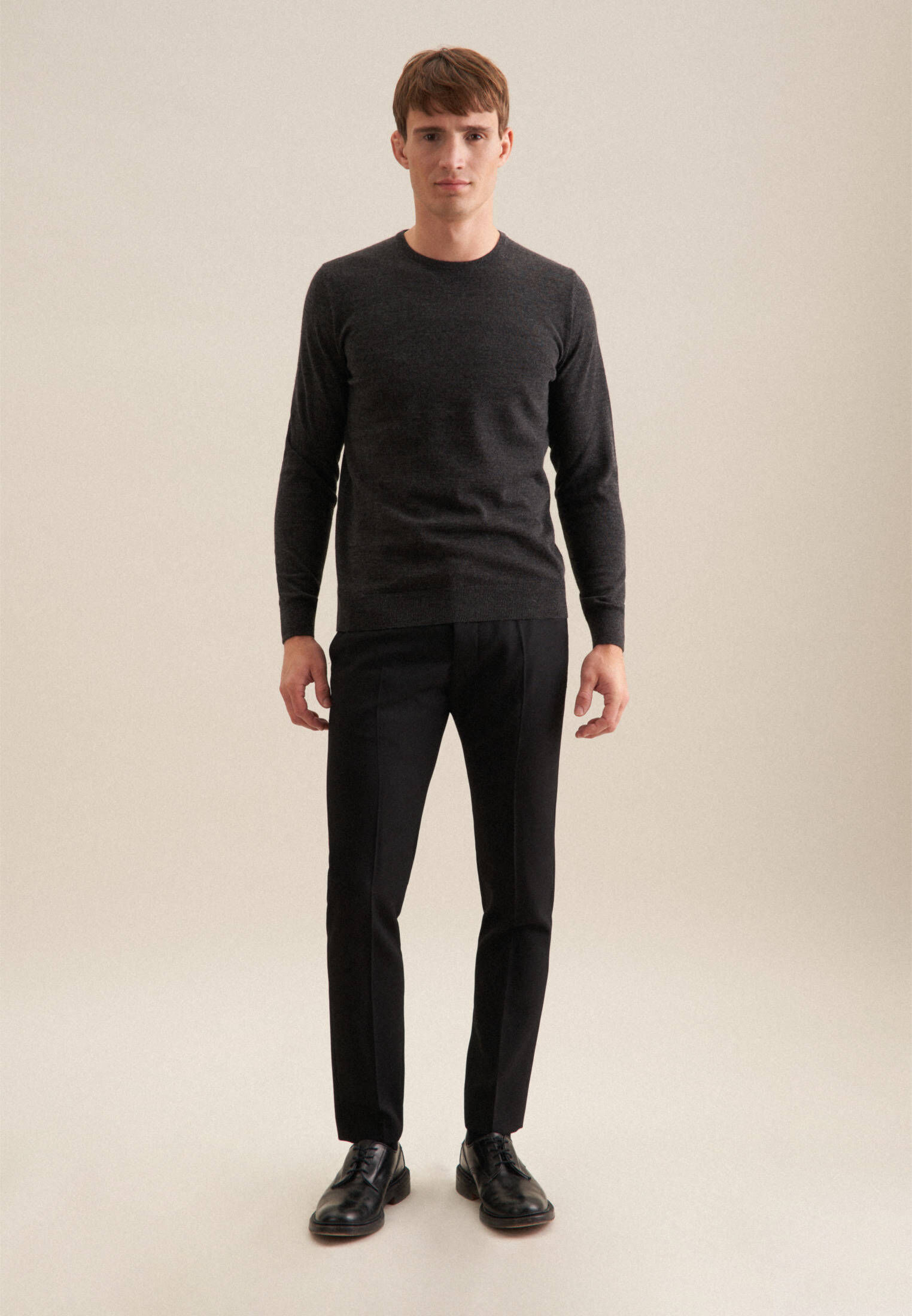 Seidensticker| Herren Pullover Schwarze Rose