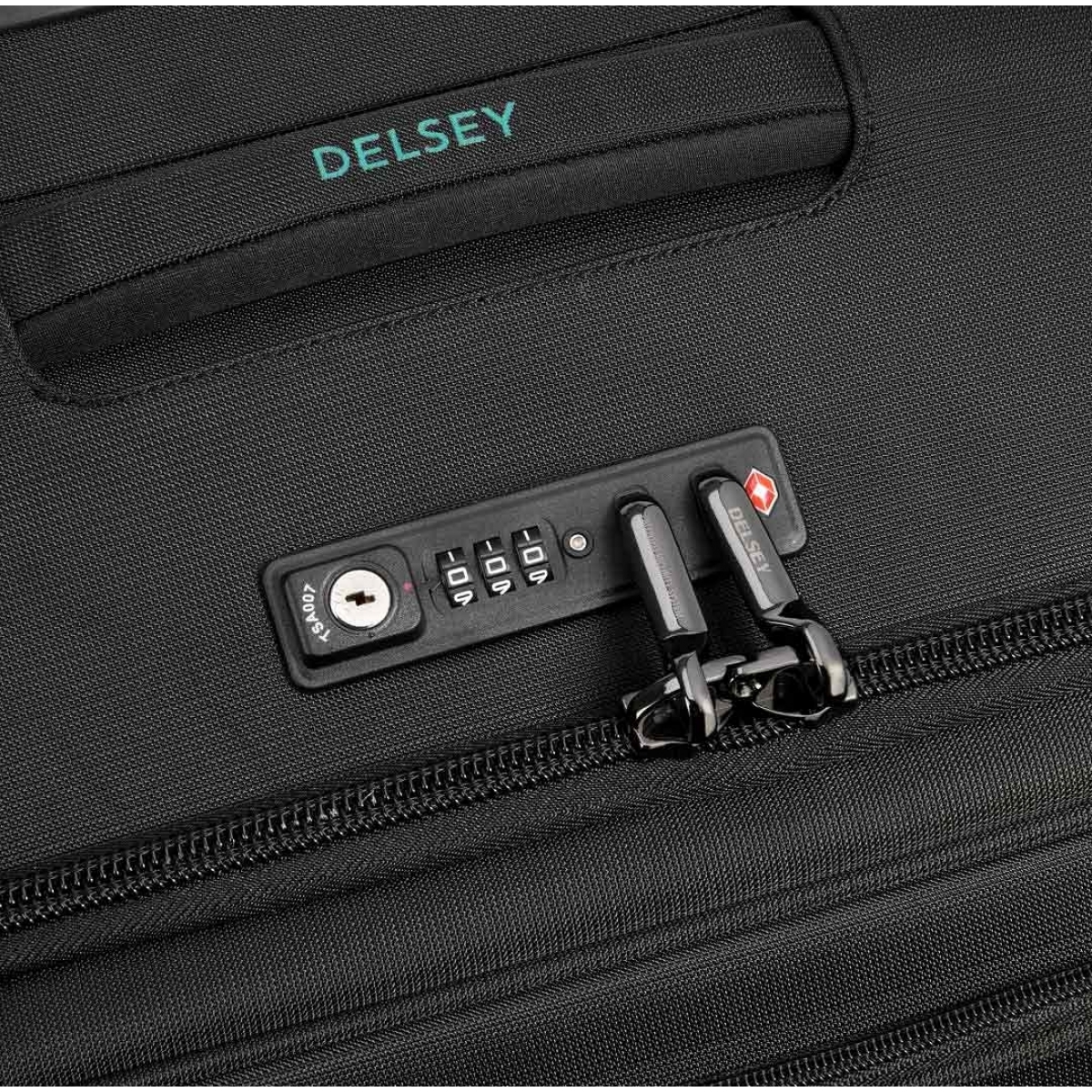 Delsey Valise cabine souple slim Delsey Helium DLX TSA 55cm