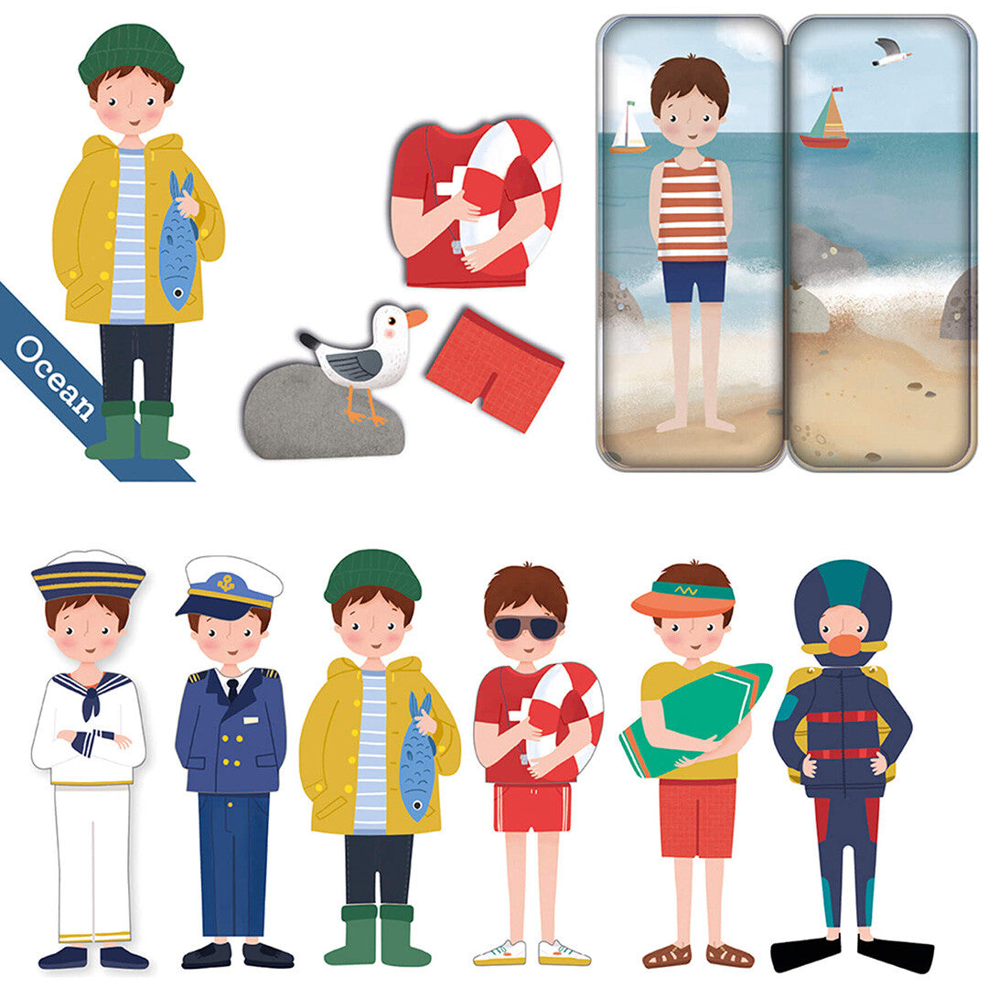 Apli kids magneten mix and match - oceaan