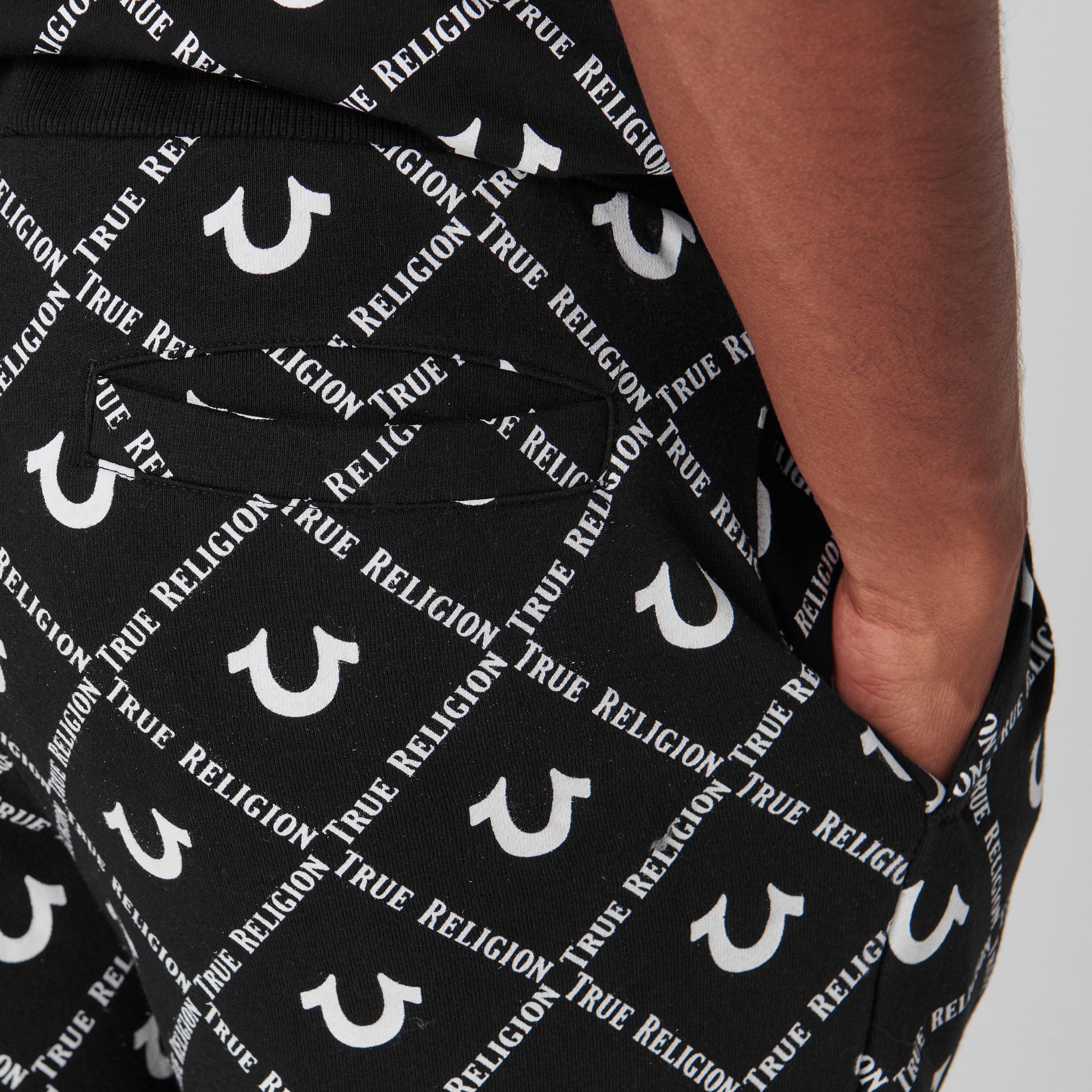 True Religion Allover Logo Joggers