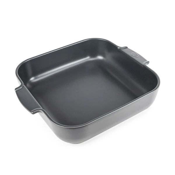 Plat four carré céramique ardoise 36 cm Peugeot