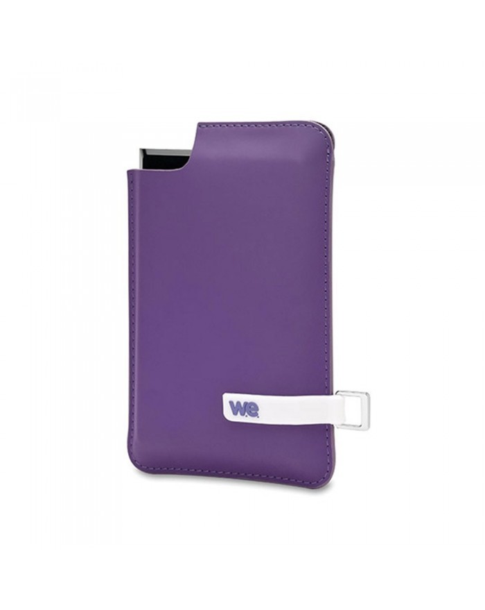 SSD externe WE 120 Go noir avec housse violette