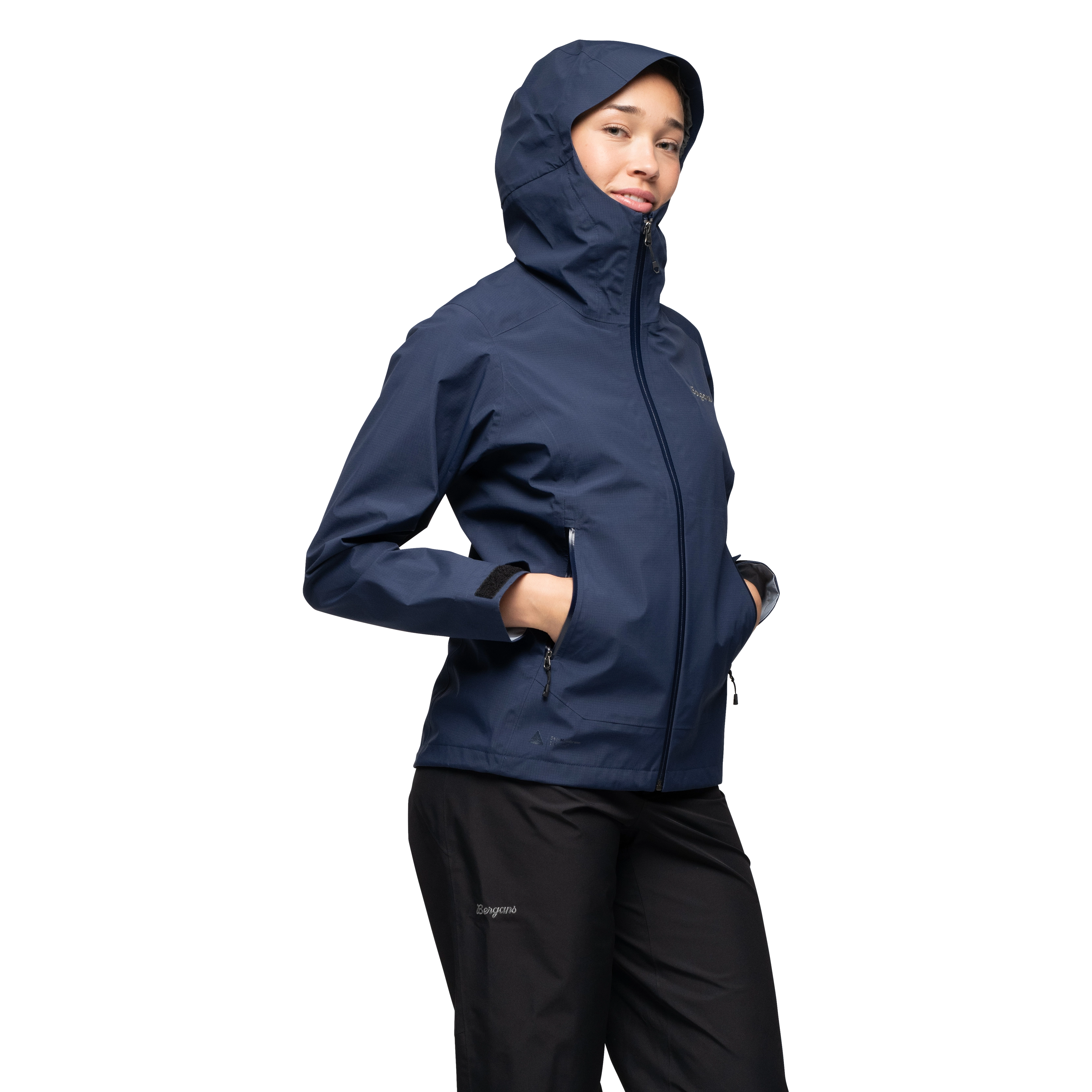 Essentials 3L Shell Jacket Women Navy Blue