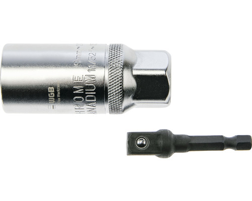 Universele dopsleutelinzet WGB incl. booradapter