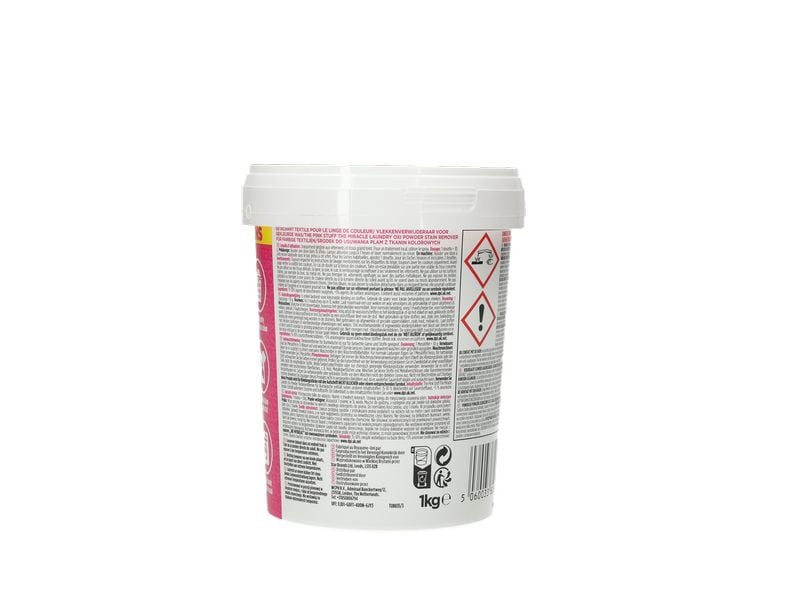 The Pink Stuff Fleckenpulver Color 1 kg Farbschonendes Fleckenpulver für bunte Wäsche