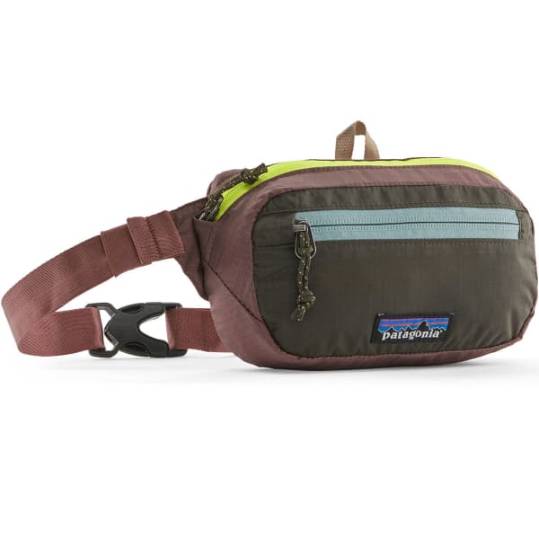 PATAGONIA PATAGONIA ULTRALIGHT BLACK HOLE MINI HIP PACK PATCHWORK: PINE NEEDLE GREEN