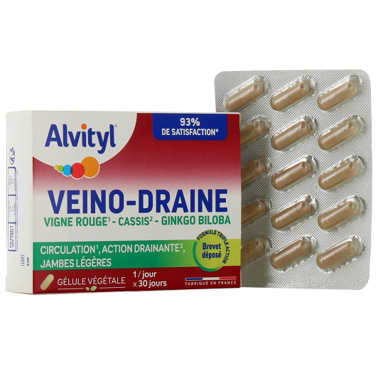 Alvityl Veino Draine - Complément alimentaire jambes lourdes