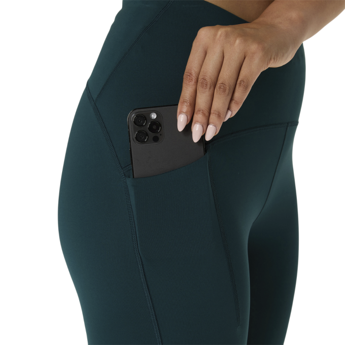 Asics Dame Lange tights Road High Waist Capri Grøn