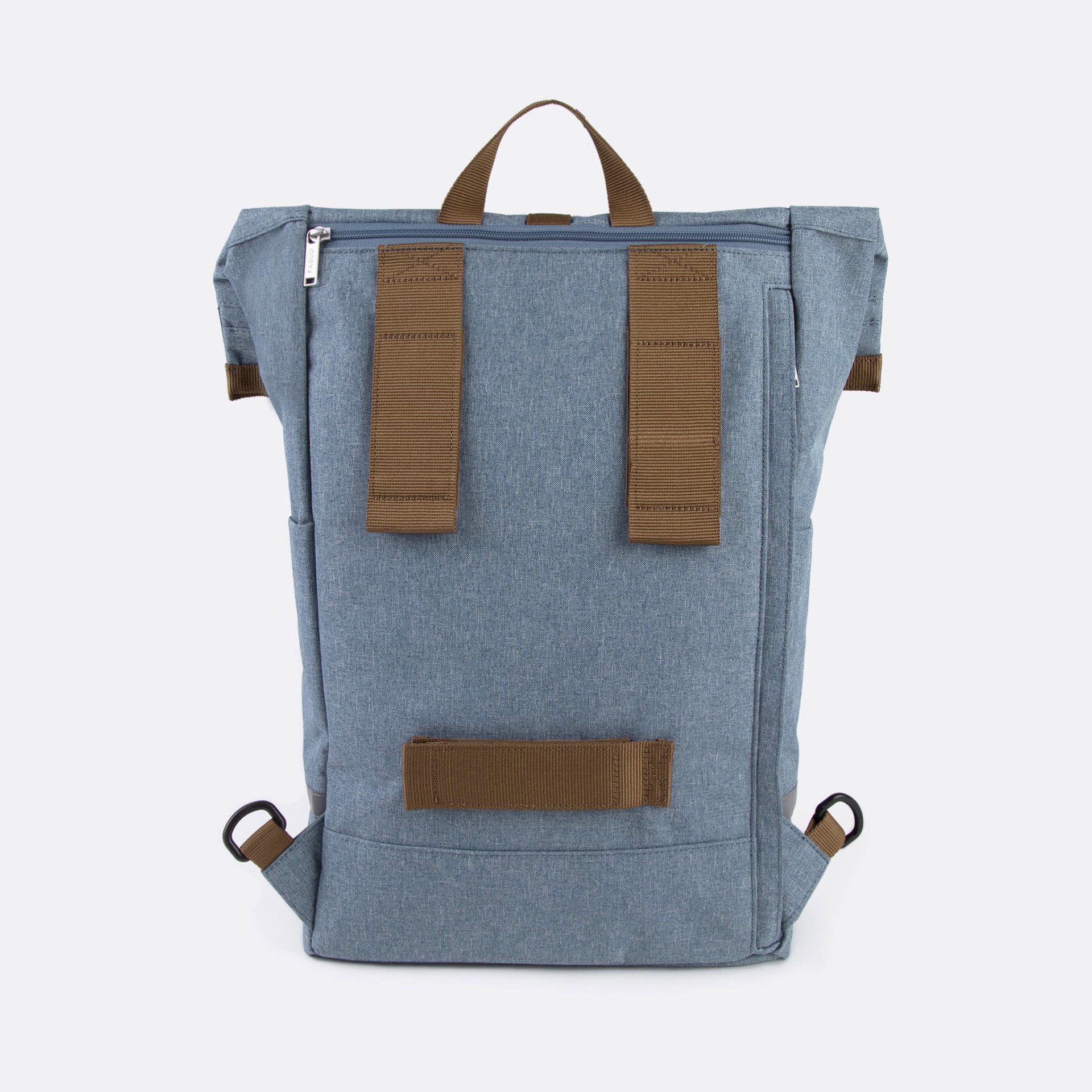 Sac à dos bleu vegan polyester recyclé - modèle cycling medium