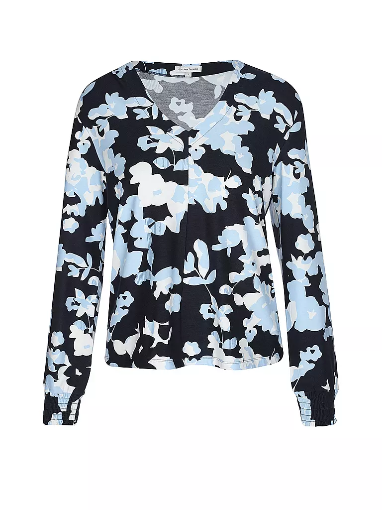 TOM TAILOR Langarmshirt  blau