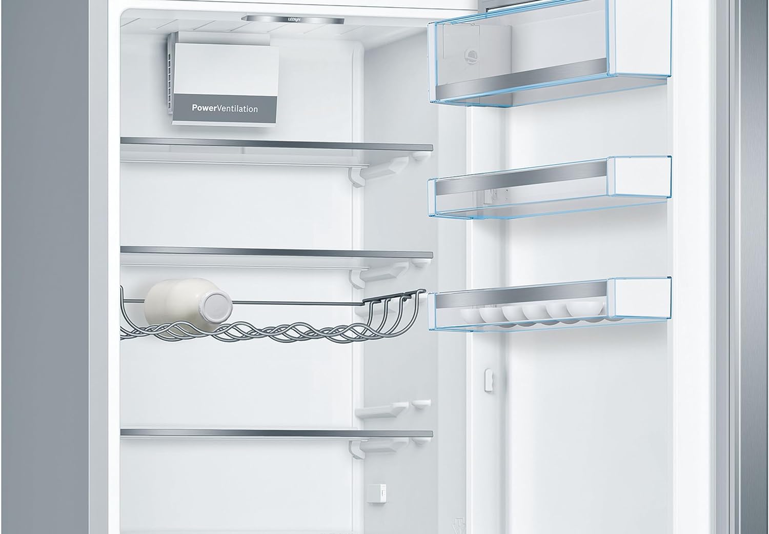 Bosch KGE398IBP - Série 6, réfrigérateur combiné pose libre, 201 x 60 cm