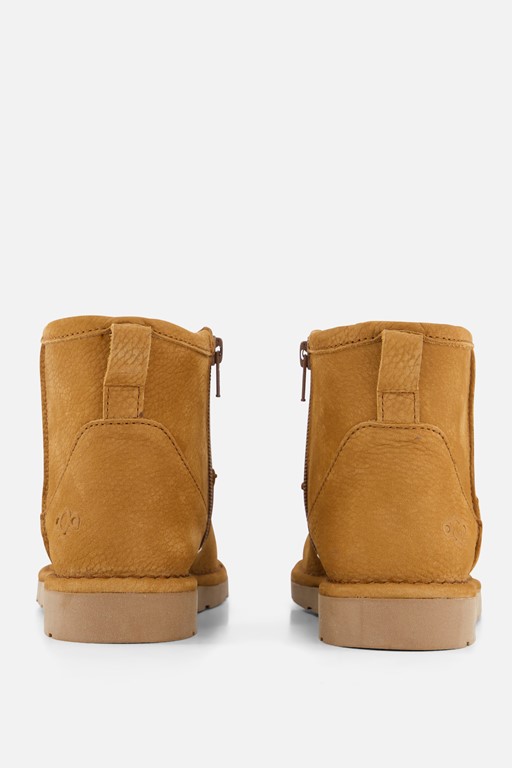 Aqa Gevoerde boots cognac Nubuck