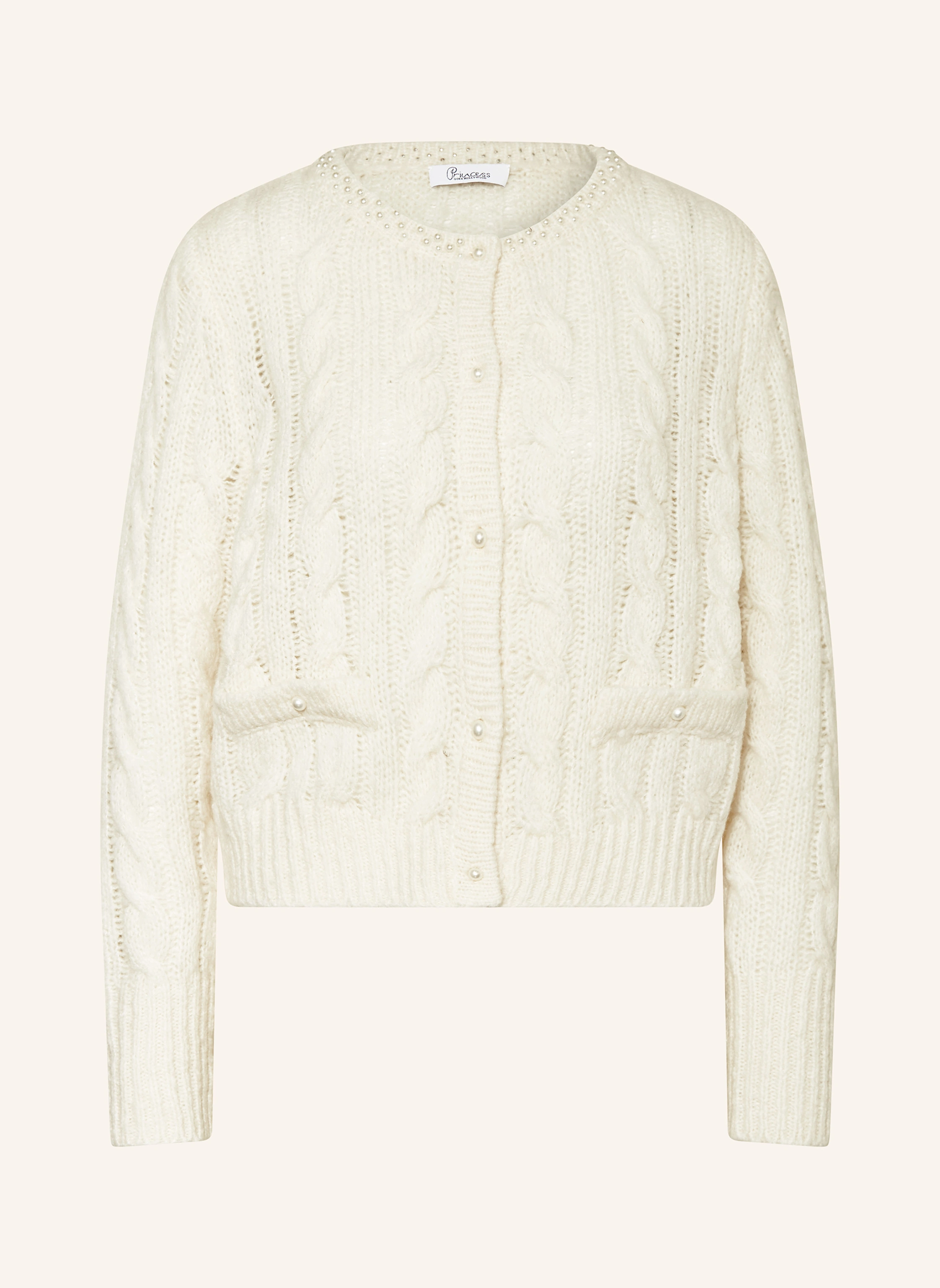 Princess GOES HOLLYWOOD Strickjacke mit Schmuckperlen