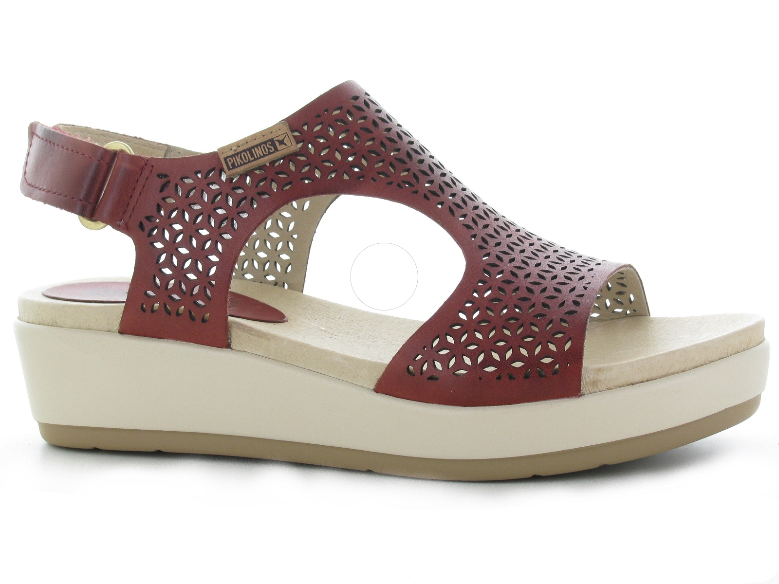 Pikolinos-MYKONOS W1G-1757 Cuir Rouge Foncé