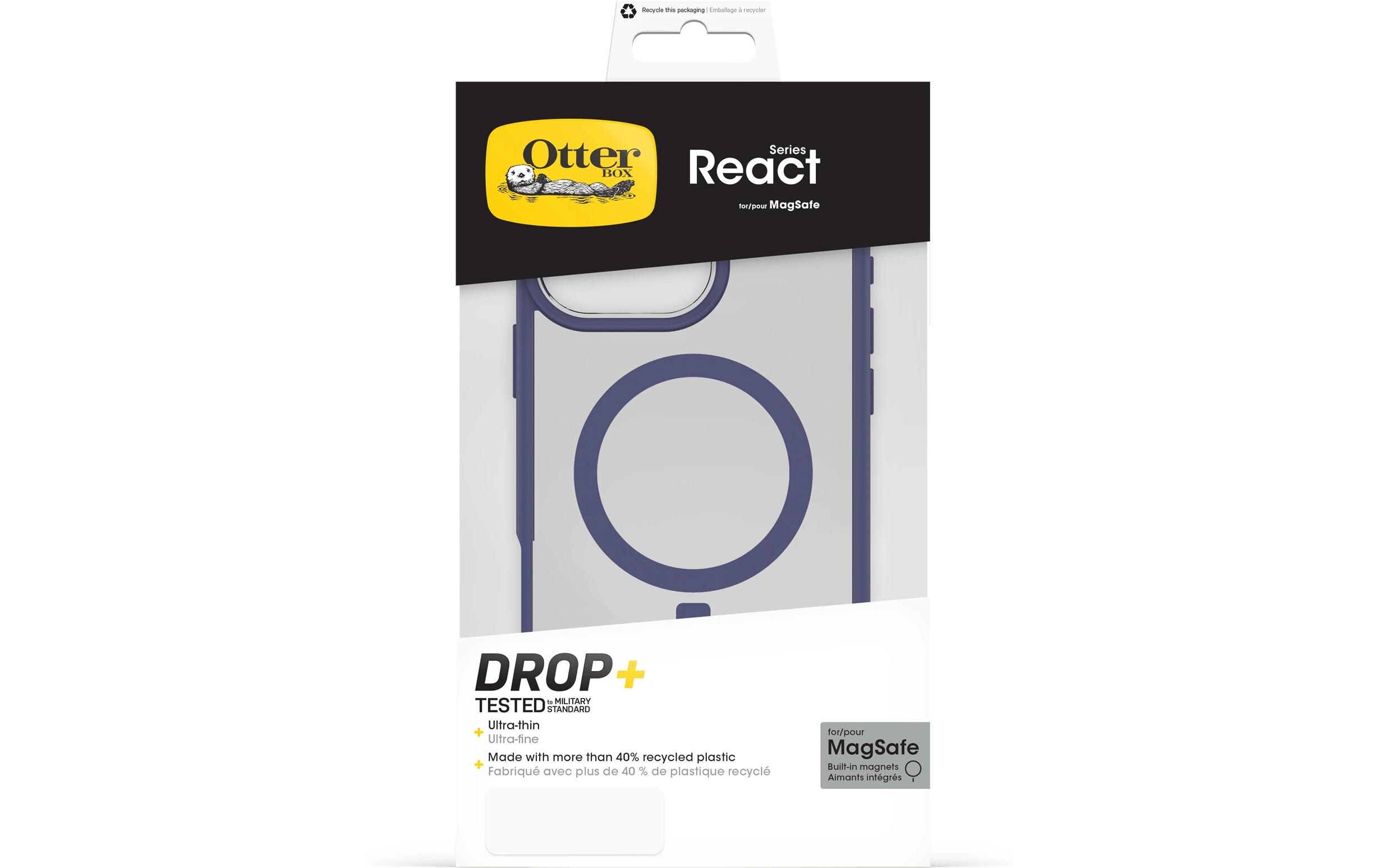 Back Cover React iPhone 16 Pro Max Transparent/ViolettSchutzhülle für das Apple iPhone 16 Pro Max