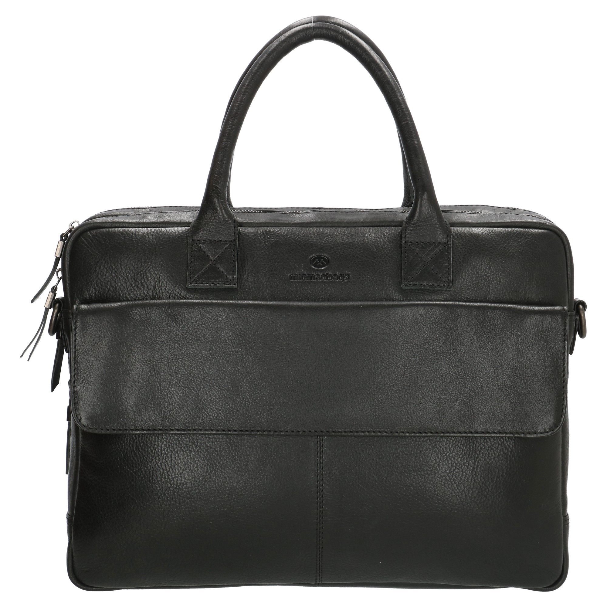 Micmacbags Porto Laptoptas 15,6 inch Zwart