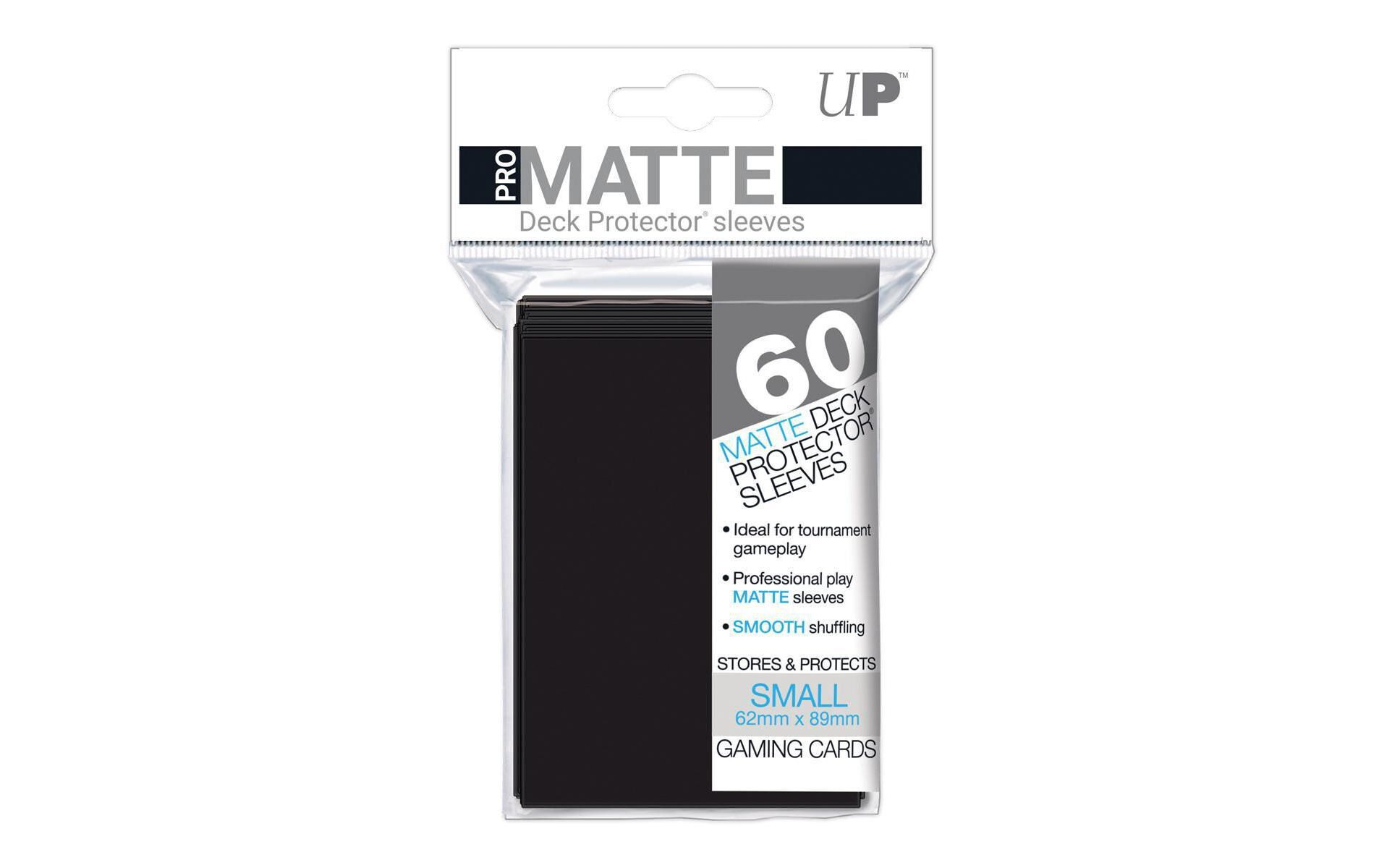 Kartenhülle Pro-Matte Sleeves Small 60 SchwarzDeck Protector Kartenhüllen
