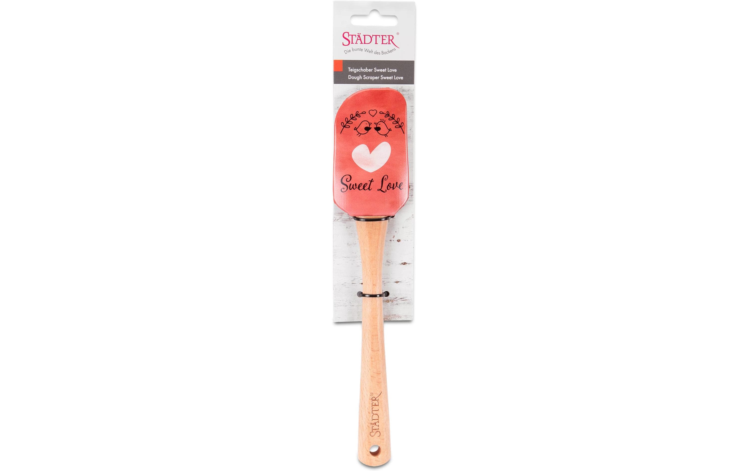 Teigschaber Sweet Love Mehrfarbig, 25 cmTeigspatel mit Motiv