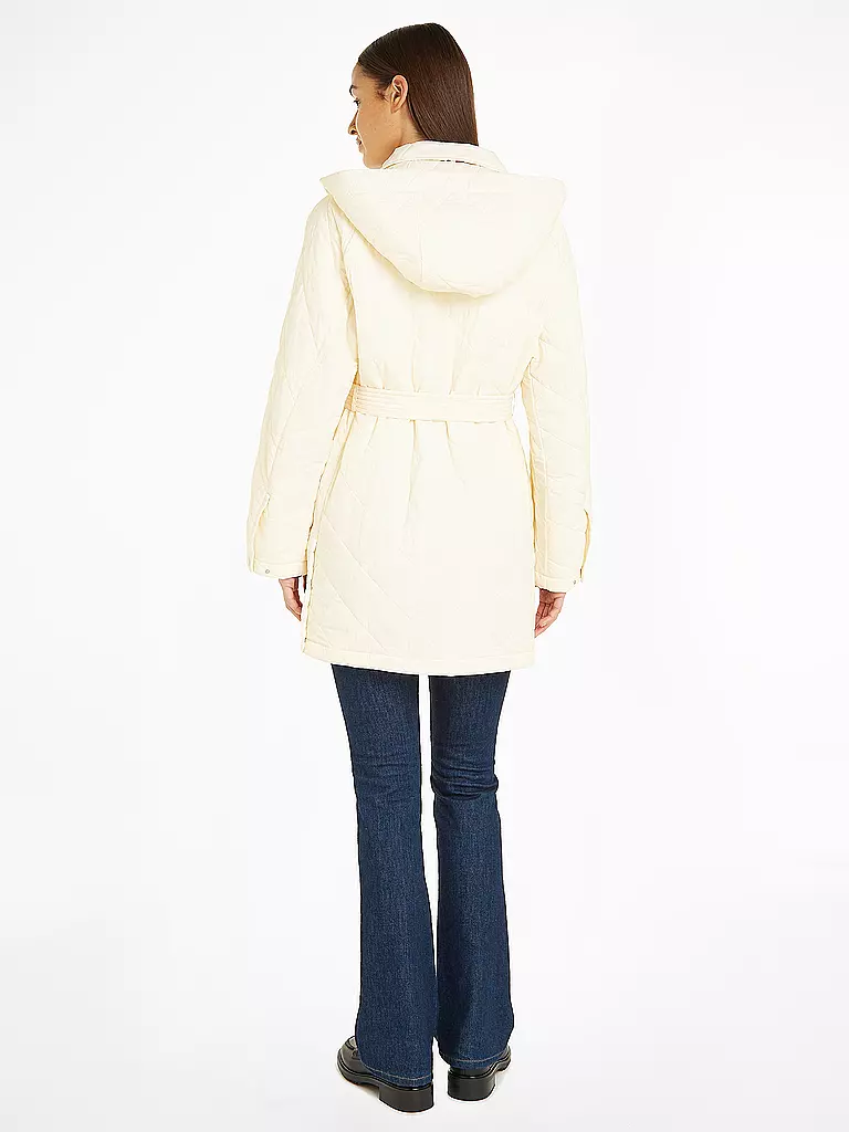 TOMMY HILFIGER Steppmantel creme