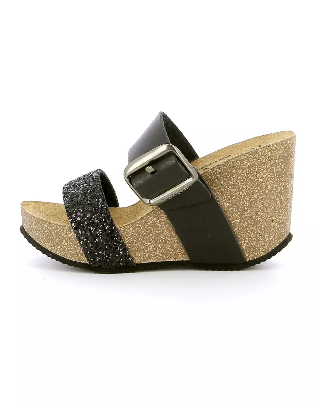 K DAQUES TORTA - Sandales & nu-pieds Noirpaillette