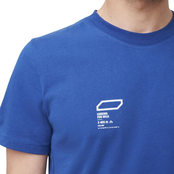 T-shirt LOOKING FOR WILD CINTO BLUE PRINT
