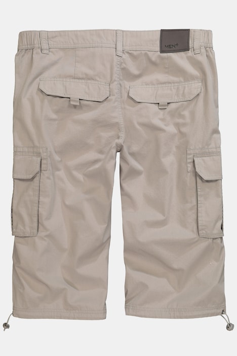 Men+ 3/4-Cargohose, Ripstop, teilelastischer Bund, bis 72
