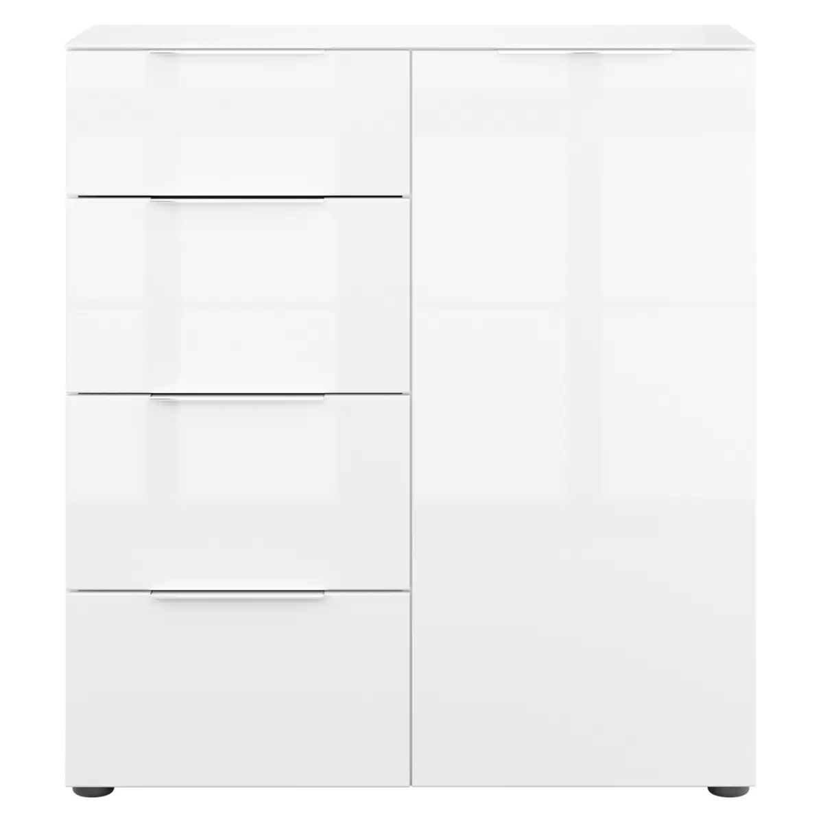 Kommode 4S1T Style weiss