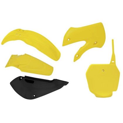 Kit plastiques R-tech 5 p couleur origine - Jaune