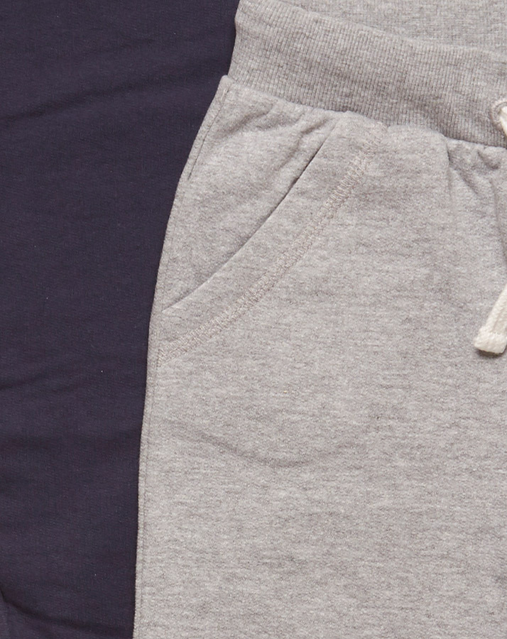 Jogginghose 2er-Pack in marine/grau