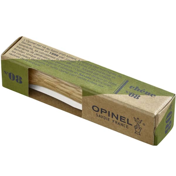Couteau randonnée OPINEL N°08 INOX CHÊNE CHENE