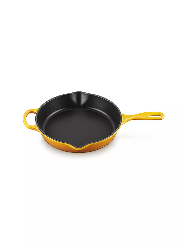 LE CREUSET Hohe Brat- und Servierpfanne aus Gusseisen 26cm Nectar  gelb