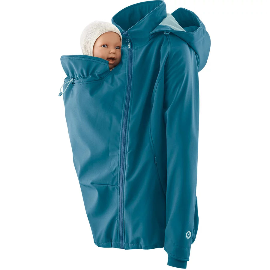 mamalila Softshell-Tragejacke Allrounder teal