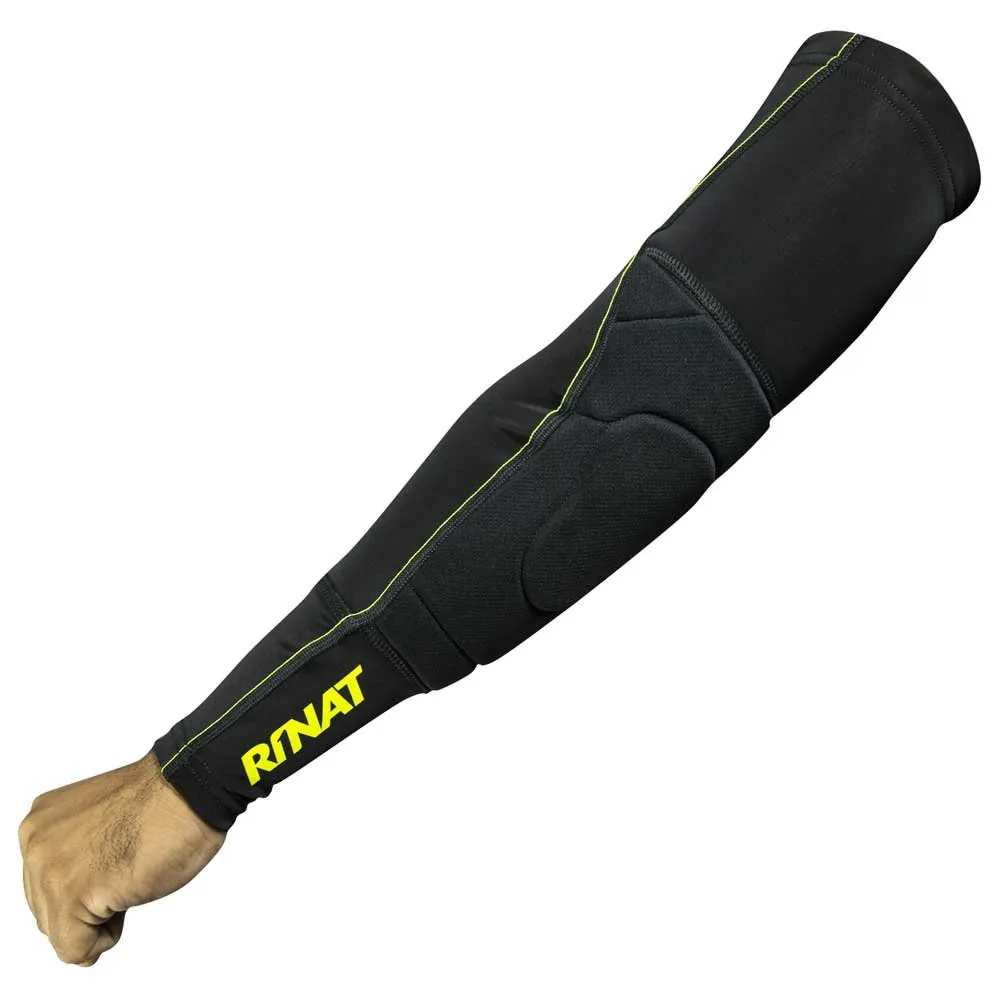 Aquecedores de braço com o logotipo da Rinat