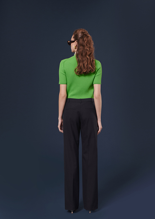 Pantalon Peterbleu nuit en laine froide