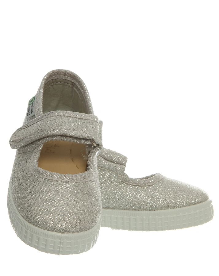 Ballerinas GLITTER GIRL in silber