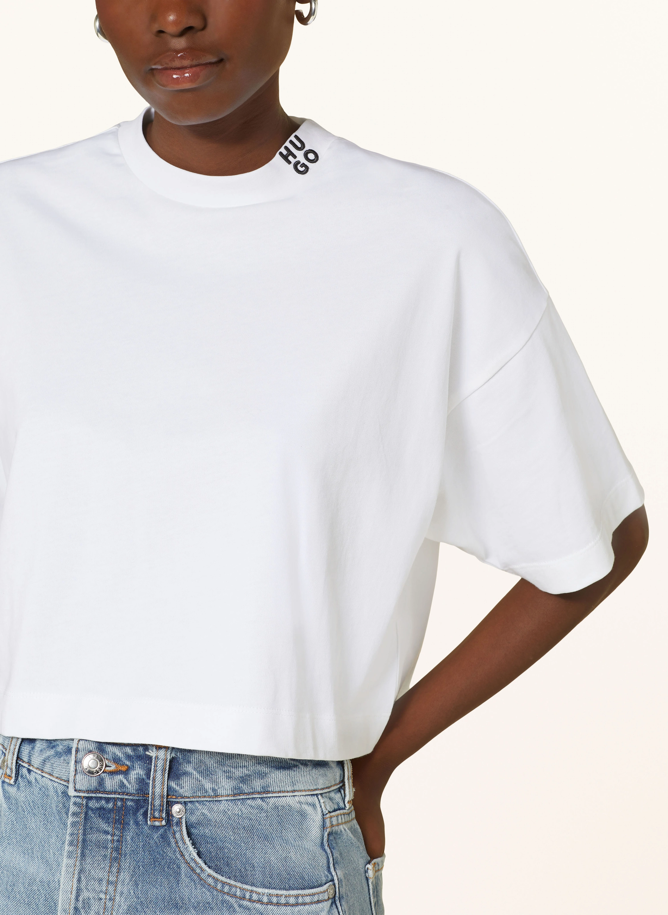 HUGO Cropped-Shirt DAMELODY
